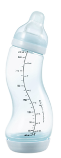 Difrax S-babyfles Natural 250ml - Ice 1ST Difrax S-babyfles Natural 250ml - Ice 1ST