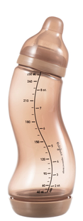 Difrax S-babyfles Natural 250ml - Caramel 1ST Difrax S-babyfles Natural 250ml - Caramel 1ST