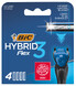 Bic Hybrid Flex3 Scheermesjes 4ST Bic Hybrid Flex3 Scheermesjes 4ST