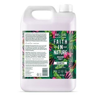 Faith in Nature Dragon Fruit Shampoo Navulverpakking 5LT Faith in Nature Dragon Fruit Shampoo Navulverpakking 5LT