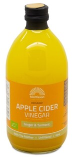 Mattisson HealthStyle Biologische Appel Cider Vinegar Ginger & Turmeric 500ML Mattisson HealthStyle Biologische Appel Cider Vinegar Ginger & Turmeric 500ML
