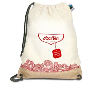 Yogi Tea Jute Rugzak 1ST Yogi Tea Jute Rugzak 1ST