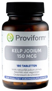 Proviform Jodium Kelp 150mcg Tabletten 180TB Proviform Jodium Kelp 150mcg Tabletten 180TB