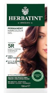 Herbatint Haarverft Gel - 5R Lichtkoper Kastanje 150ML