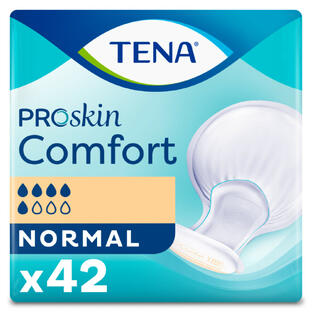 De Online Drogist TENA Proskin Comfort Normal Incontinentieverband 42ST aanbieding