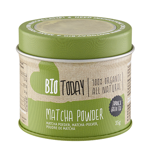 BioToday Matchapoeder Biologisch 35GR BioToday Matchapoeder Biologisch 35GR