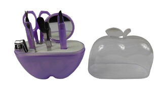 Hair Mode Manicure Set Appel - Paars 1ST Hair Mode Manicure Set Appel - Paars 1ST