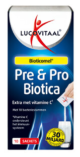 Lucovitaal Pre & Probiotica Sachets 10ST Lucovitaal Pre & Probiotica Sachets 10ST