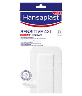 Hansaplast Pleisters Sensitive 4XL Steriel 1ST Hansaplast Pleisters Sensitive 4XL Steriel 1ST
