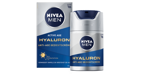 Koel Chemie Correct Nivea Men Anti-Age Hyaluron Gezichtcrème SPF 15 50ML