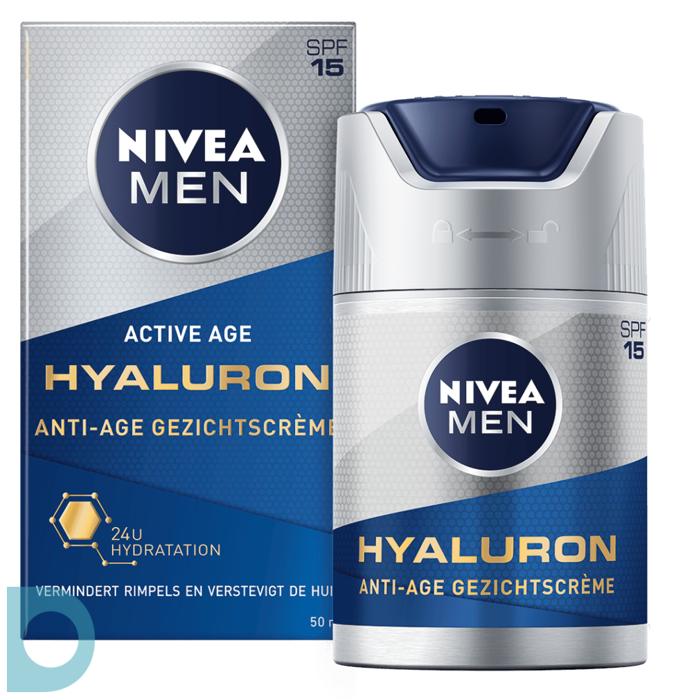 Standaard Op maat Aanzetten Nivea Men Anti-Age Hyaluron Gezichtcrème SPF 15 50ML