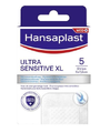 Hansaplast Ultra Sensitive XL Wondpleister 5ST