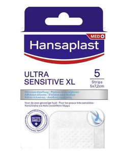 Hansaplast Ultra Sensitive XL Wondpleister 5ST Hansaplast Ultra Sensitive XL Wondpleister 5ST