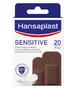 Hansaplast Pleisters Sensitive Strips - Donker 20ST
