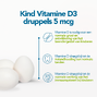 Bonusan Vitamine D3 5 mcg Druppels Kids 30MLgezondheidsclaims