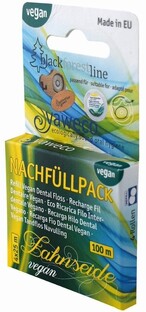 Yaweco Vegan Dental Floss Waxed Navulling 4ST Yaweco Vegan Dental Floss Waxed Navulling 4ST
