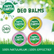 Happy Earth 100% Natural Deo Balm Jasmine Ho Wood 45GR 111128