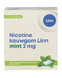 Linn Nicotine Kauwgom Mint 2mg 204ST  Linn Nicotine Kauwgom Mint 2mg 204ST