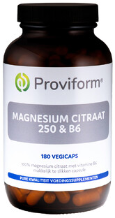 Proviform Magnesium Citraat 250 mg & B6 Capsules 180VCP 