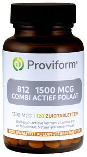 Proviform Vitamine B12 1500 mcg Zuigtabletten 120ZTB Proviform Vitamine B12 1500 mcg Zuigtabletten 120ZTB