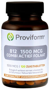 Proviform Vitamine B12 1500 mcg Zuigtabletten 120ZTB