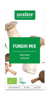 Purasana Funghi Mix Biologisch Capsules 60VCP Purasana Funghi Mix Biologisch Capsules 60VCP