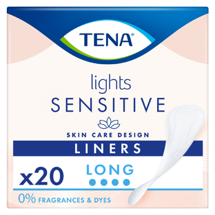 TENA Lights Inlegkruisjes Long Gevoelige Huid 20ST TENA Lights Inlegkruisjes Long Gevoelige Huid 20ST