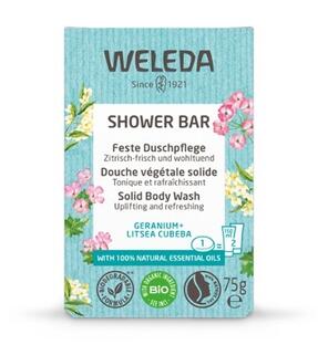 Weleda Shower Bar Geranium + Litsea Cubeba 75GR