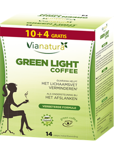 Via Natura Green Light Coffee Sachets 14ST