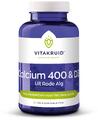 Vitakruid Calcium 400 & D3 uit Rode Alg Kauwtabletten 100KTB