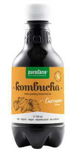 Purasana Kombucha Fresh Sparkling Fermented Tea Curcuma Flavour 330ML Purasana Kombucha Fresh Sparkling Fermented Tea Curcuma Flavour 330ML
