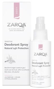 De Online Drogist Zarqa Deodorant Spray Sensitive 50ML aanbieding